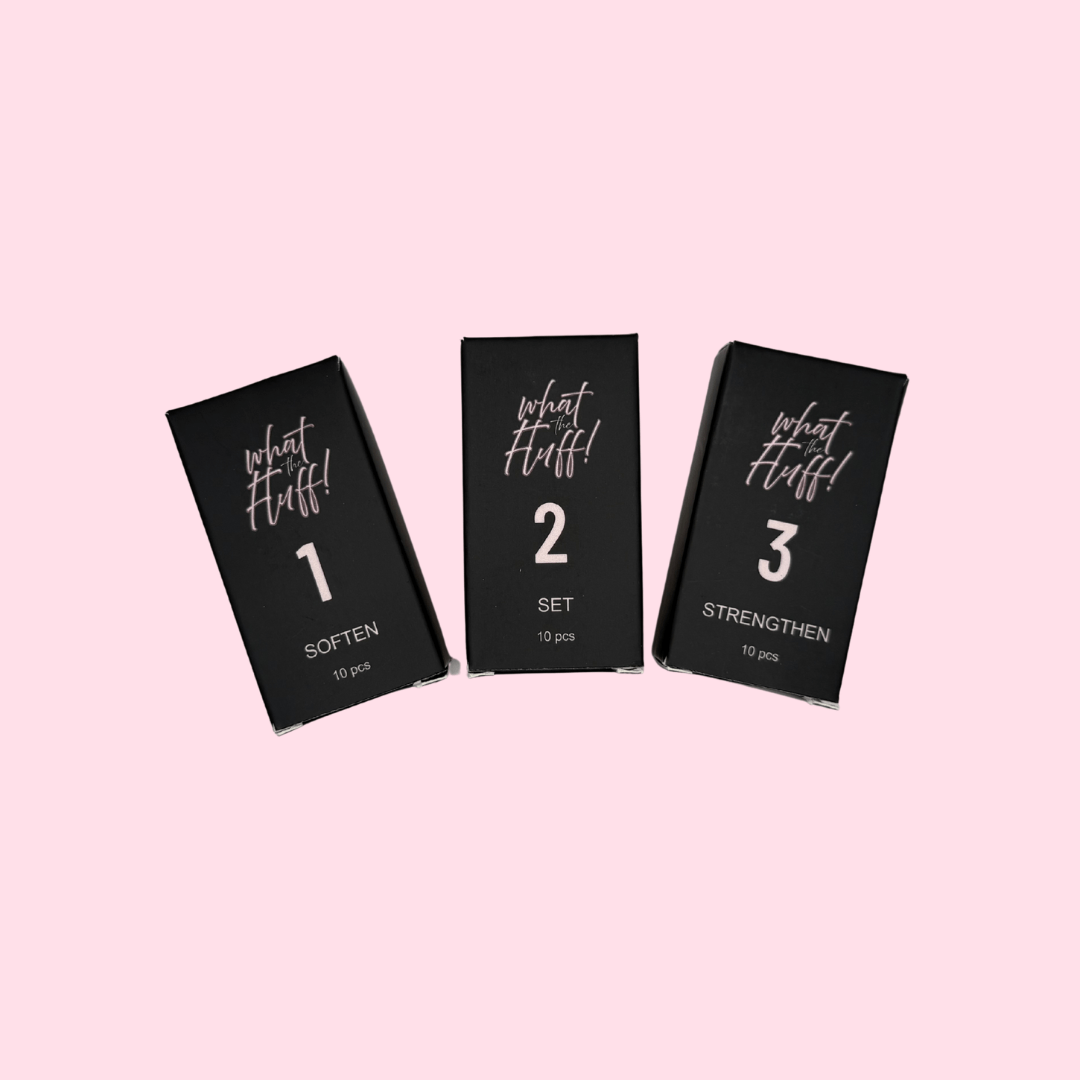 High Rise with Cysteamine Steps 1, 2 & 3 - What the Fluff! Lashes and Brows