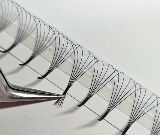 Flexi Bottoms - 1200 Pro made Loose Bottom Fans 6D - What the Fluff! Lashes and Brows