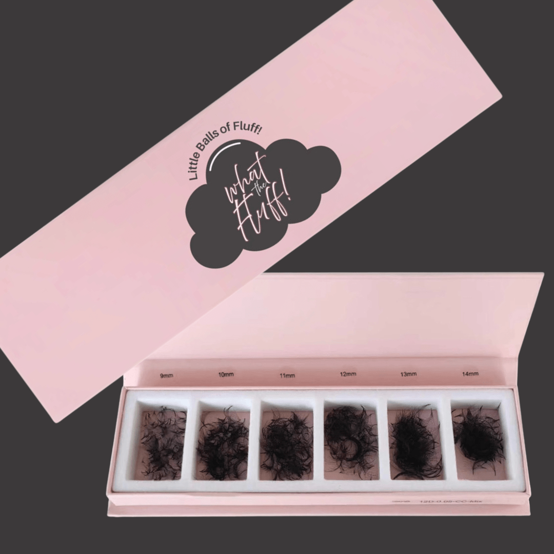 Little Balls of Fluff! - 1000 Pro Made Loose Fans 10 & 20 D - What the Fluff! Lashes and Brows